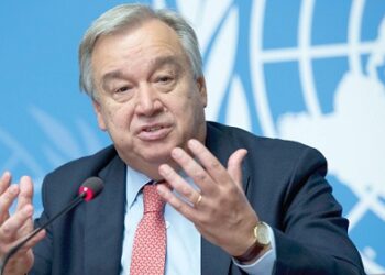 António Guterres, Secretary-General, United Nations, calling for a united front and collective action to deal with the climate crisis